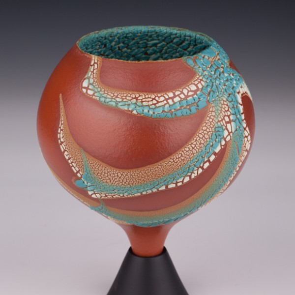 Wee Chalice by Mary Fox, 7 1/2" T