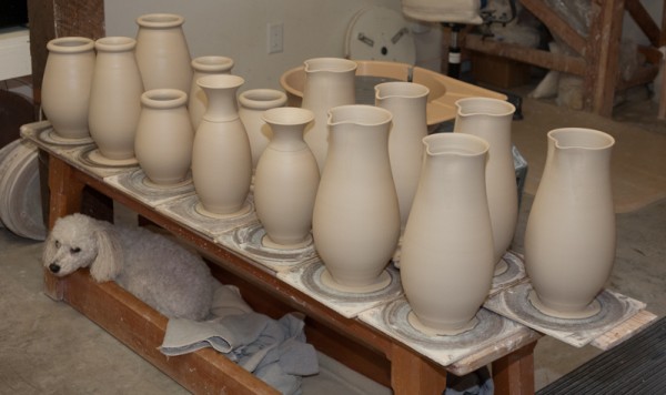 Jugs being made